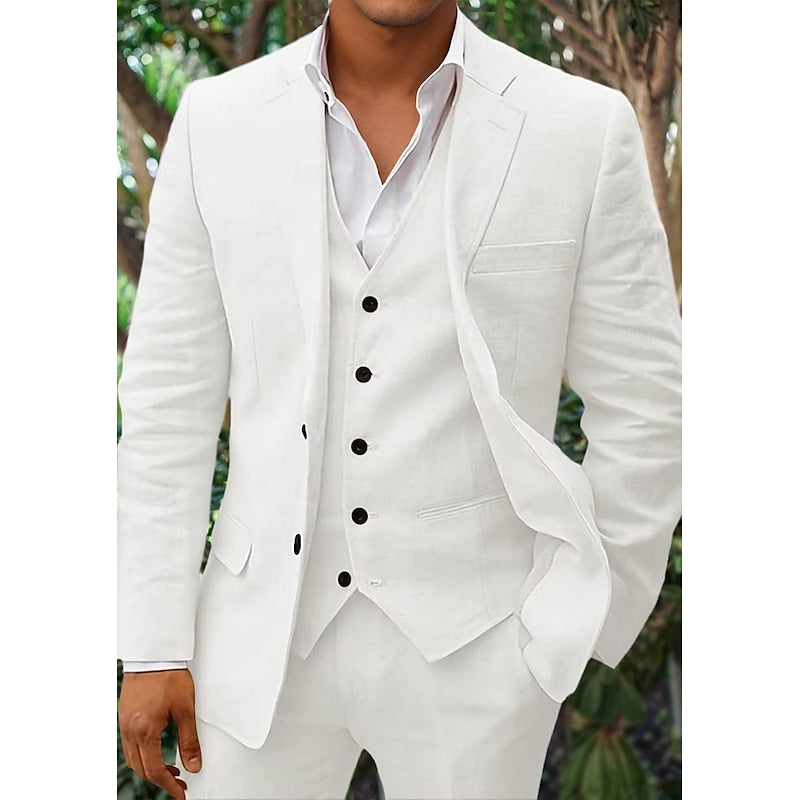 Herren-Leinen-Anzug: Blazer, Weste & Hose | Leicht, atmungsaktiv und elegant