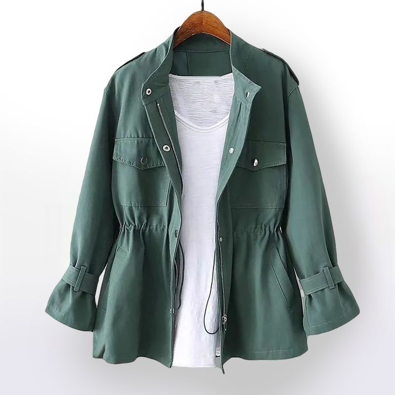 Krohn-e | Taillierter Trenchcoat für Frauen