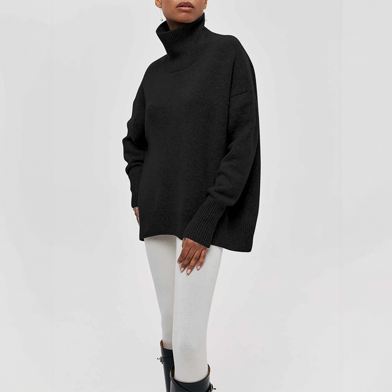 Krohn-e | Warmer Strickrollkragenpullover für Wintertage