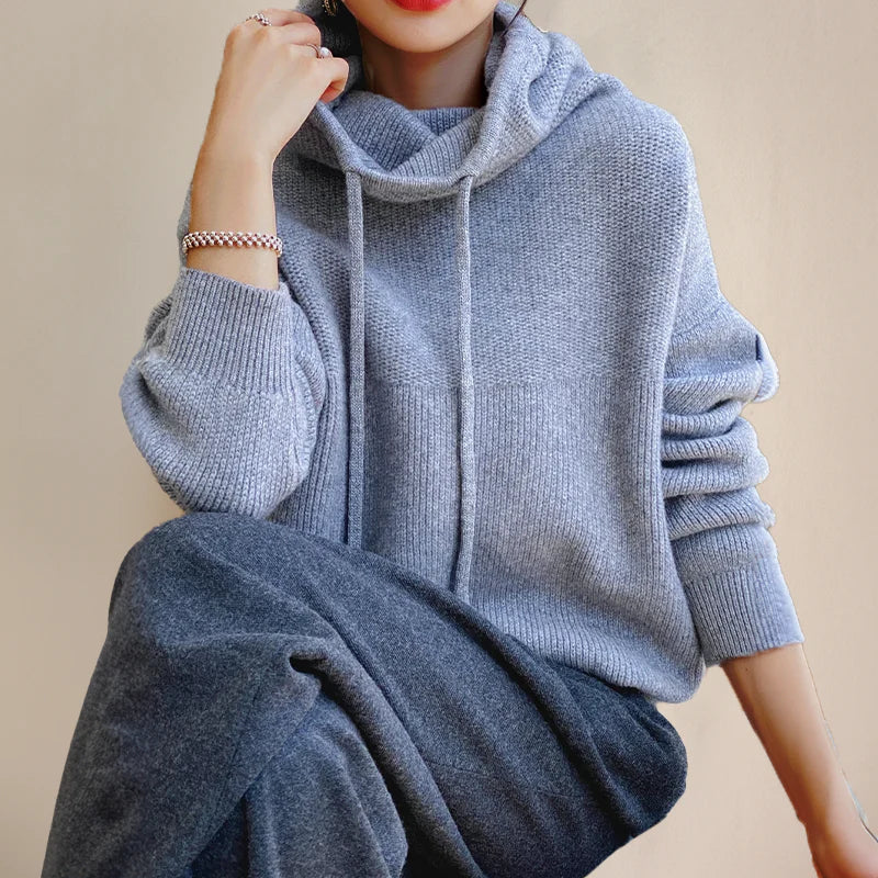 Krohn-e | Rollkragenpullover Gerippter Saum