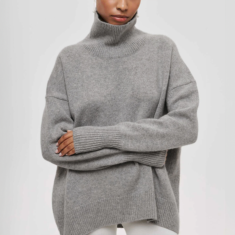 Krohn-e | Warmer Strickrollkragenpullover für Wintertage