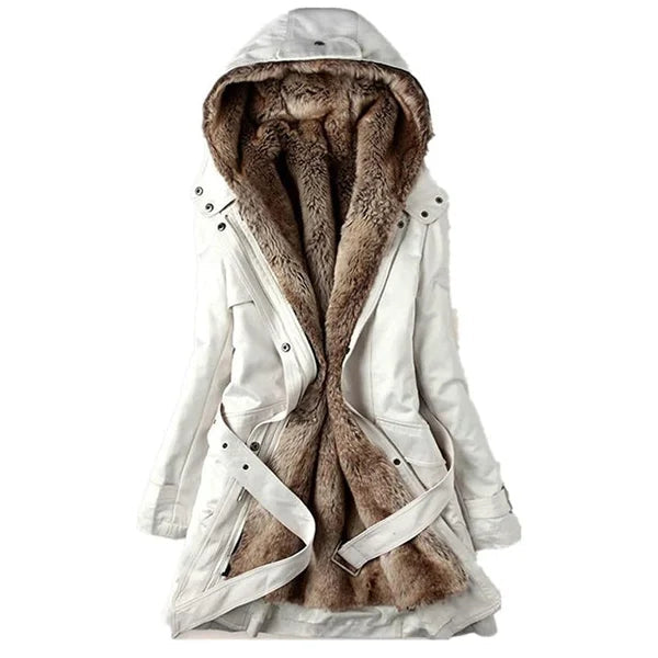 Krohn-e | Warmer Pelz Wintermantel
