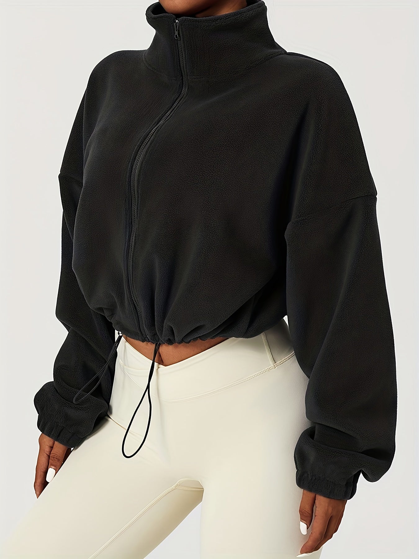 Krohn-e | Fleece Crop Jacke
