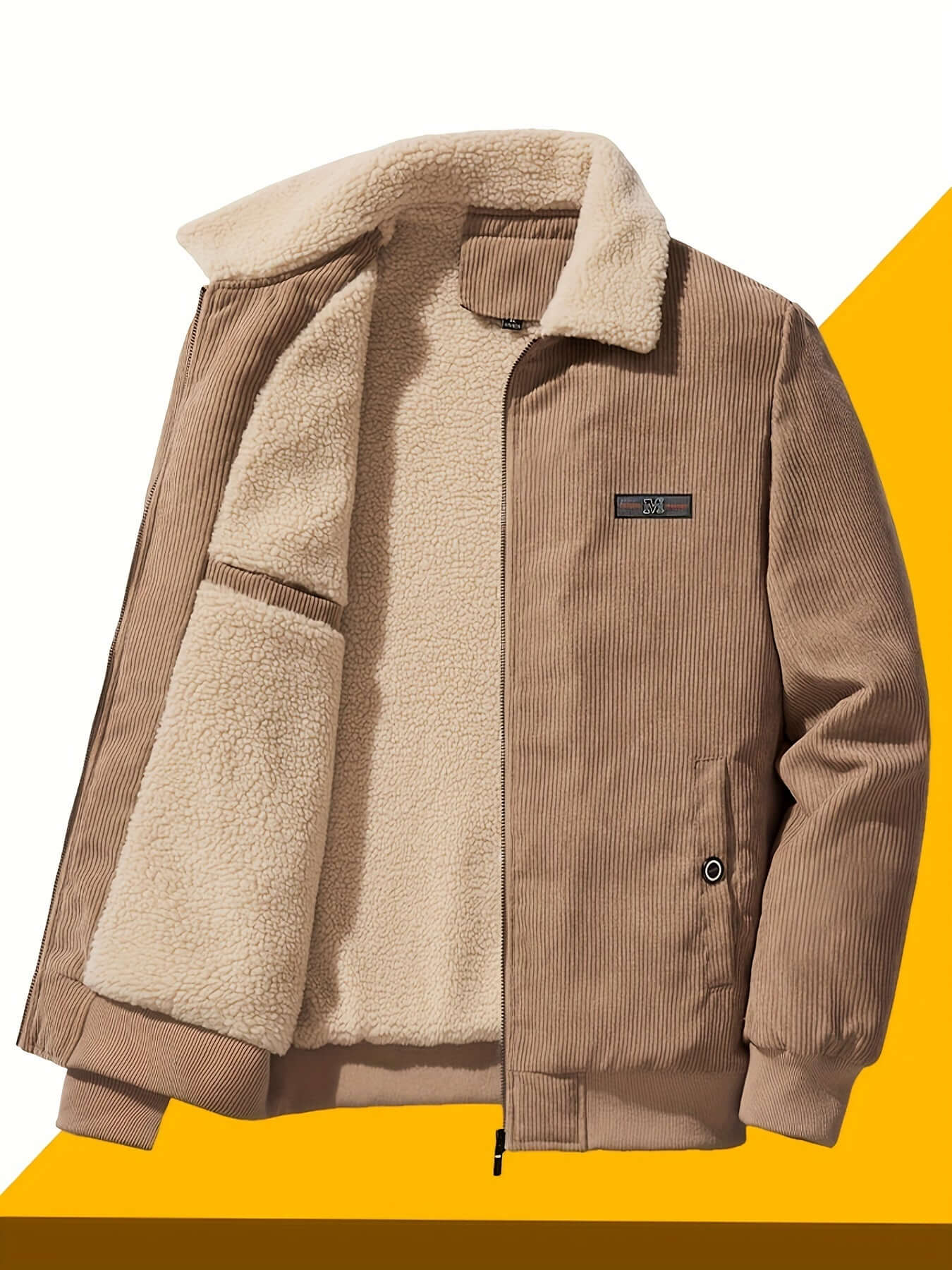 Krohn-e | Herren Warme Winterjacke - Dicke Steppjacke