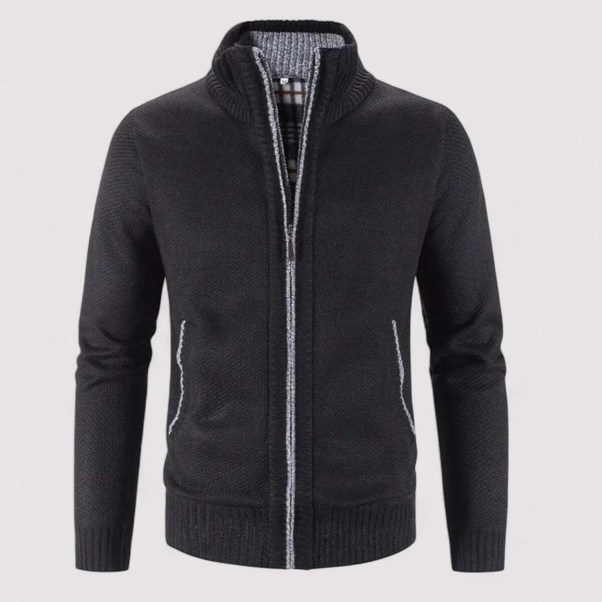 Krohn-e | Herren Ganzjahres-Woll-Cardigan
