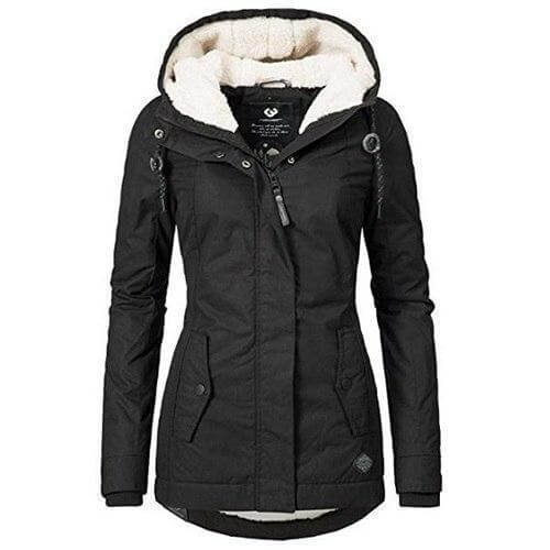 Krohn-e | Damen Slim Fit Winter Parka mit verstellbare Kapuze