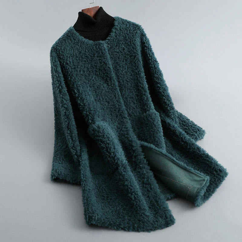 Krohn-e | Winterjacke Aus Teddyfell