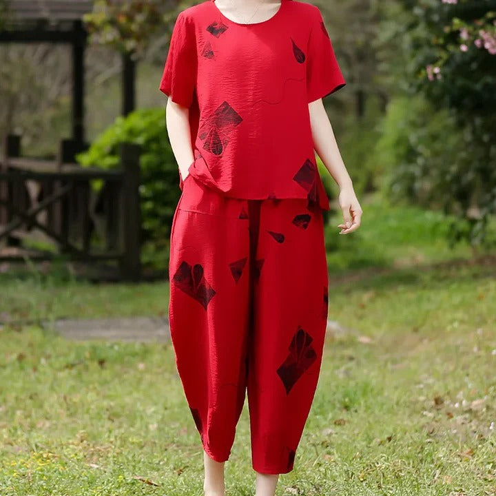 Elegantes und komfortables Set mit Muster