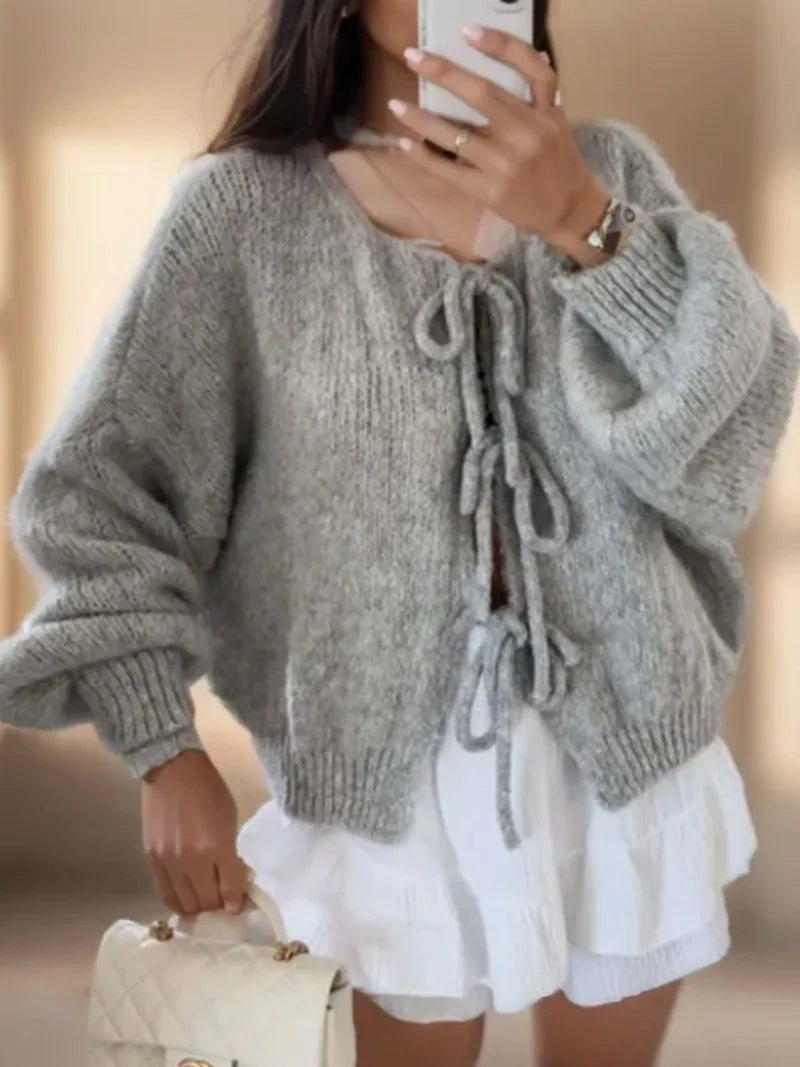 Krohn-e | weicher Strickcardigan für den lässigen Alltagslook