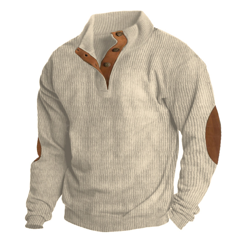 Krohn-e | Herrenpullover mit Knöpfen