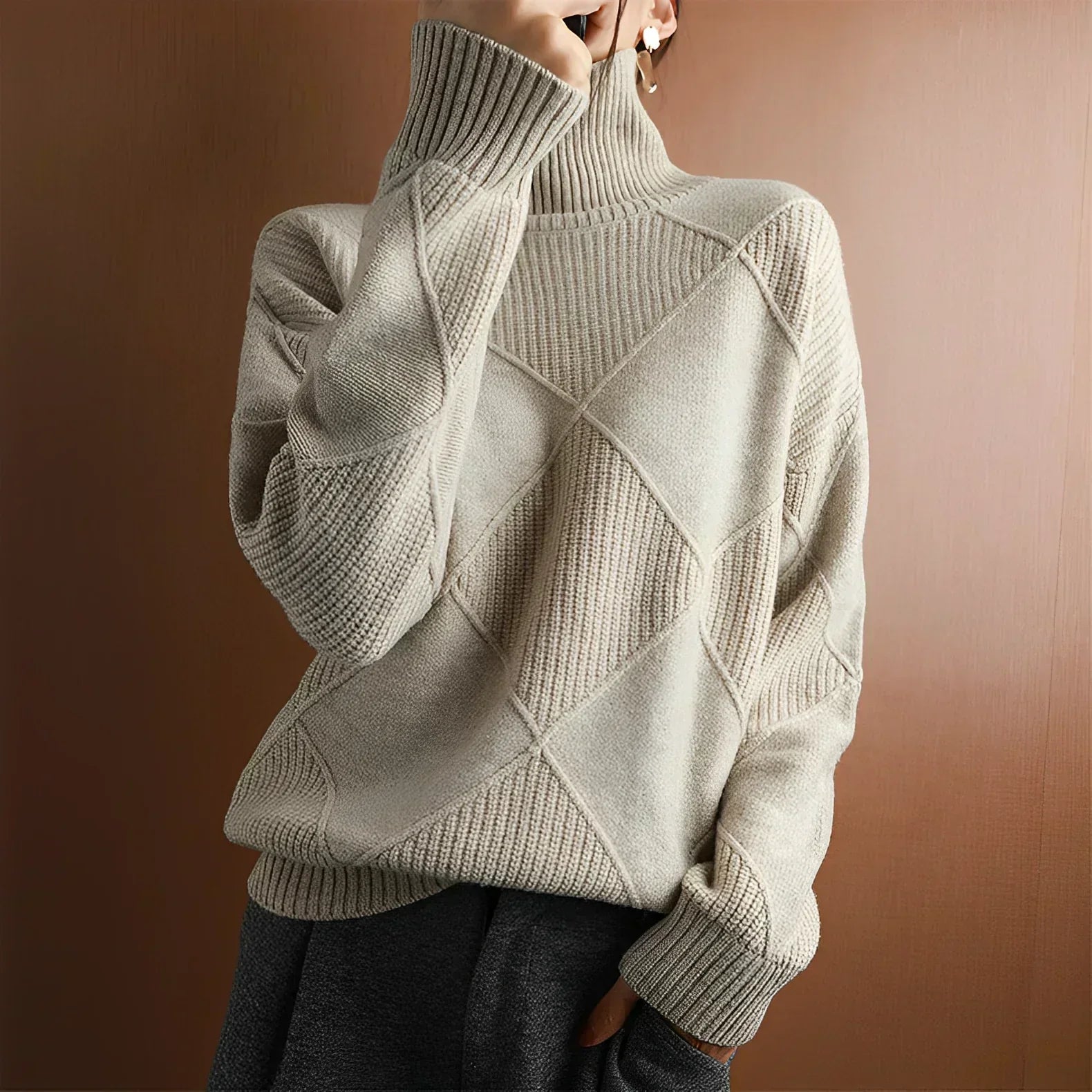 Eileen Rollneck Sweater