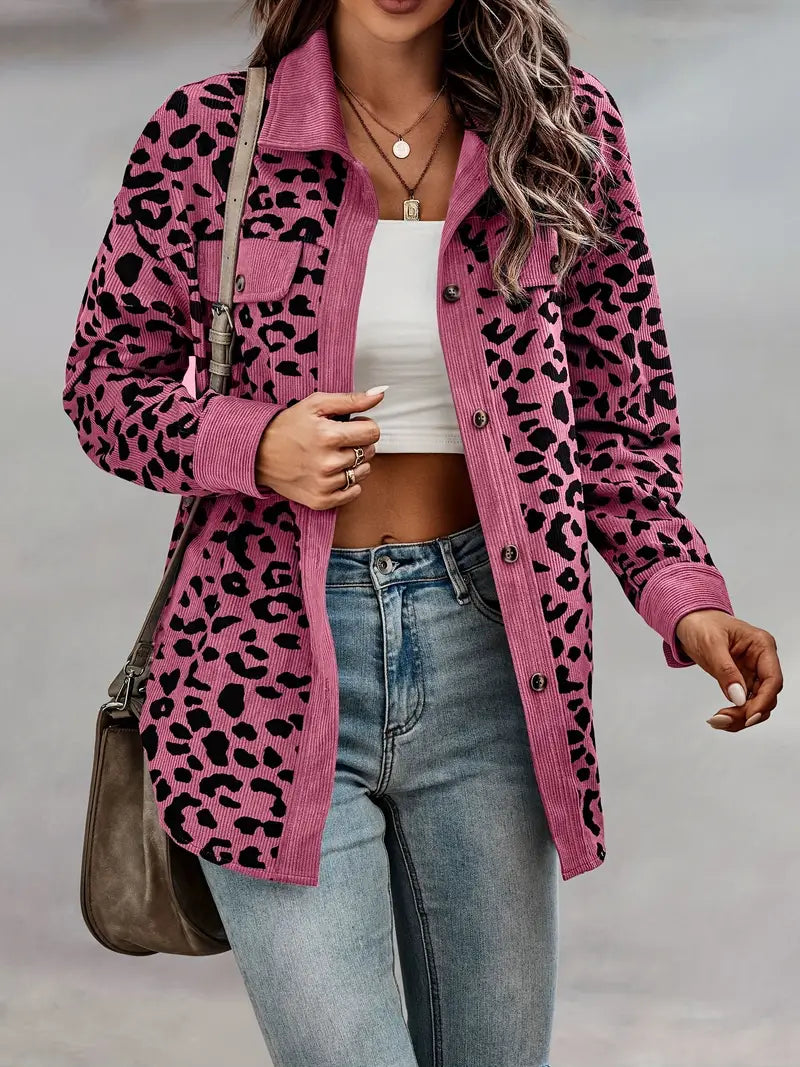 Krohn-e | Leopardjacke für Auffällige Outfits