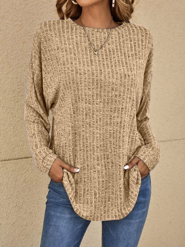 Lässiger Langarm-Pullover von Elizabeth
