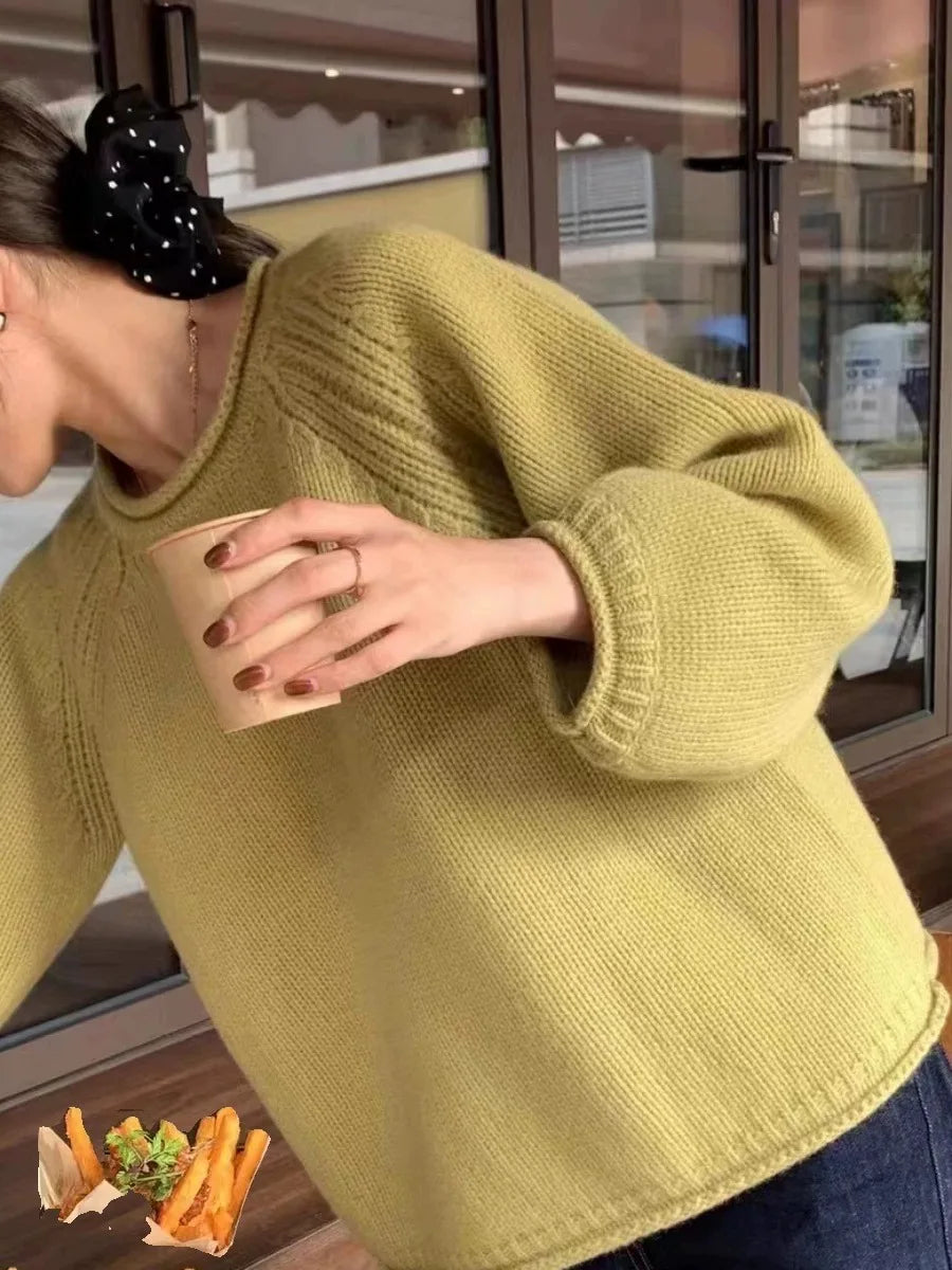 Krohn-e | Übergroßer Strickpullover für lässigen Komfort