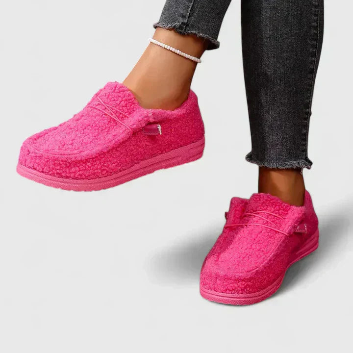 KROHN-E Damen Loafer bequeme Passform vielseitiger Stil Casual-Schuhe