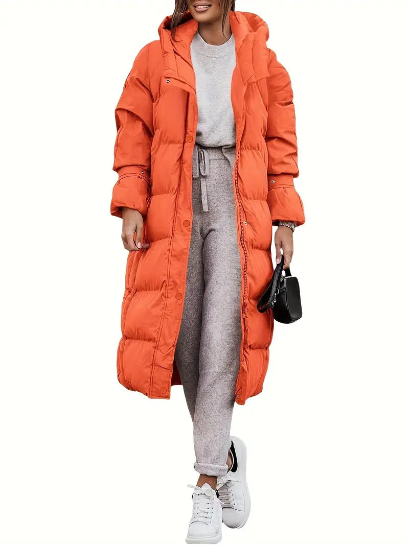Krohn-e | Pufferjacke mit Kapuze für Damen - Warm