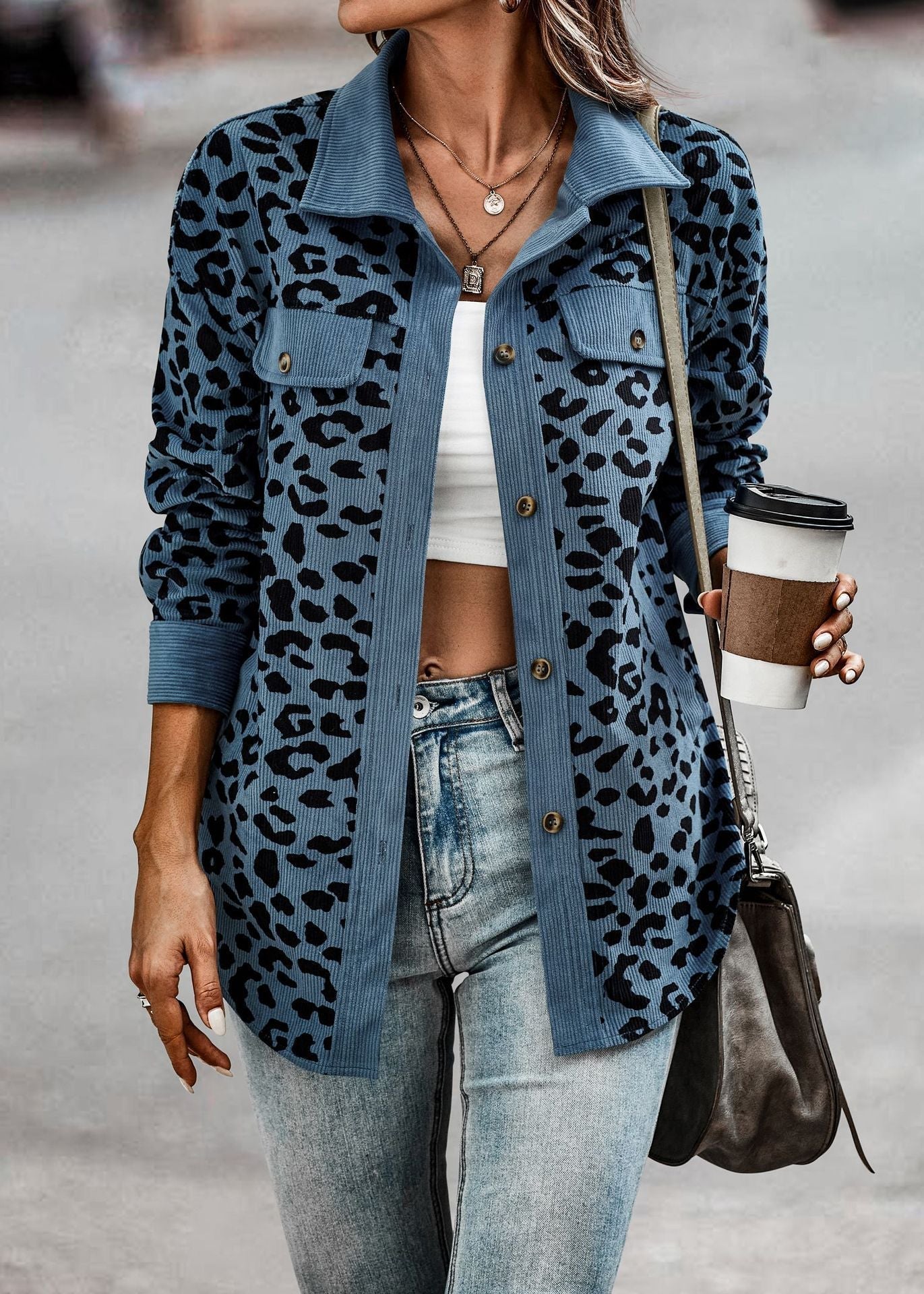 Krohn-e | Dschungel Chic Leopard Jacke
