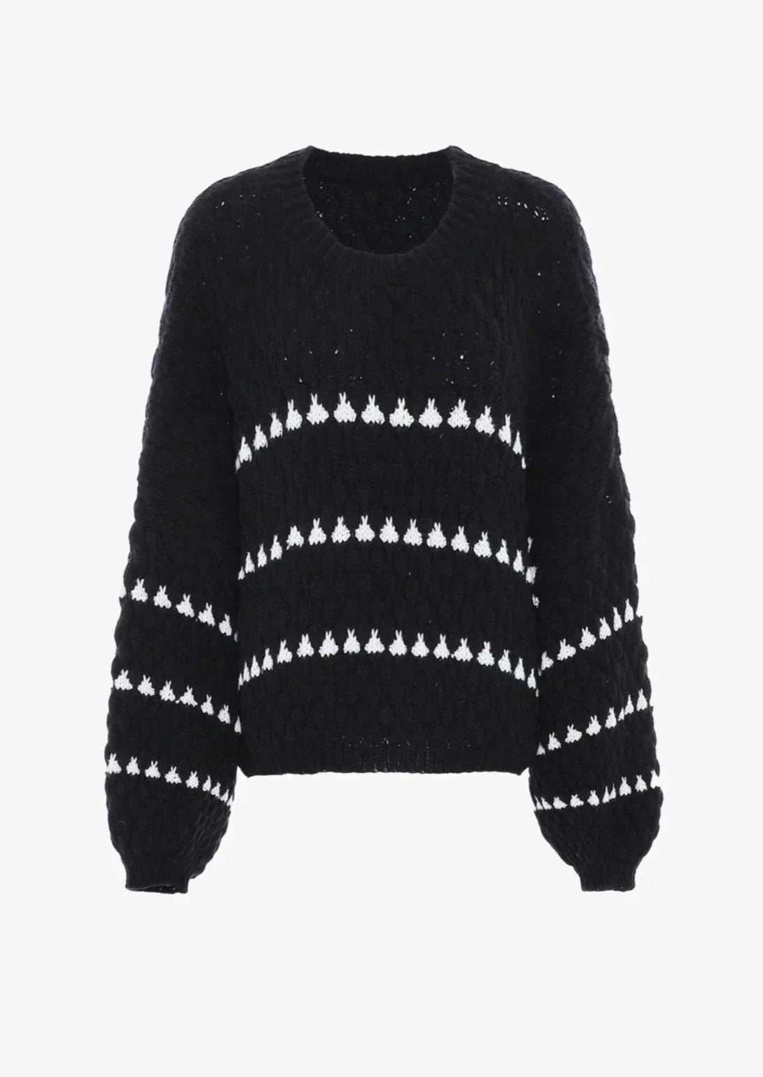 Krohn-e | Strickpullover mit Muster Weich und Stilvoll Perfekt für Den Alltag