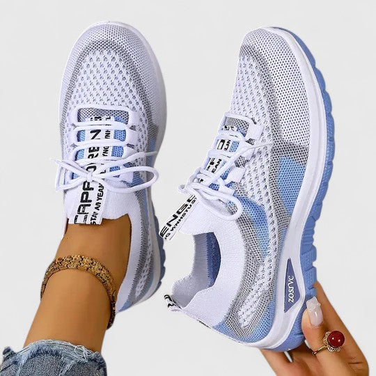 Sky | Damen Mesh Sneaker Schnürschuh Leichter Freizeitschuh