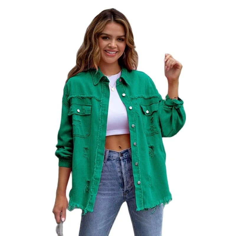 Krohn-e | Elegante und Lässige Jeansjacke