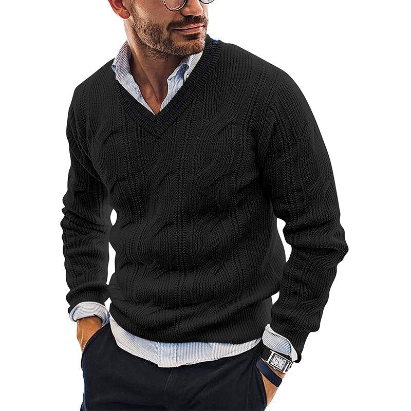 Hochwertiger warmer Pullover für Herren – Modell Guido