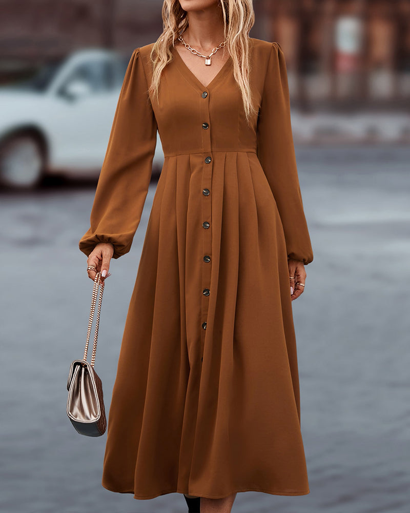 Stilvolles Herbstkleid