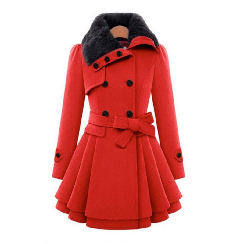 Krohn-e | Damenmantel Mode Winter Schick und Bequem