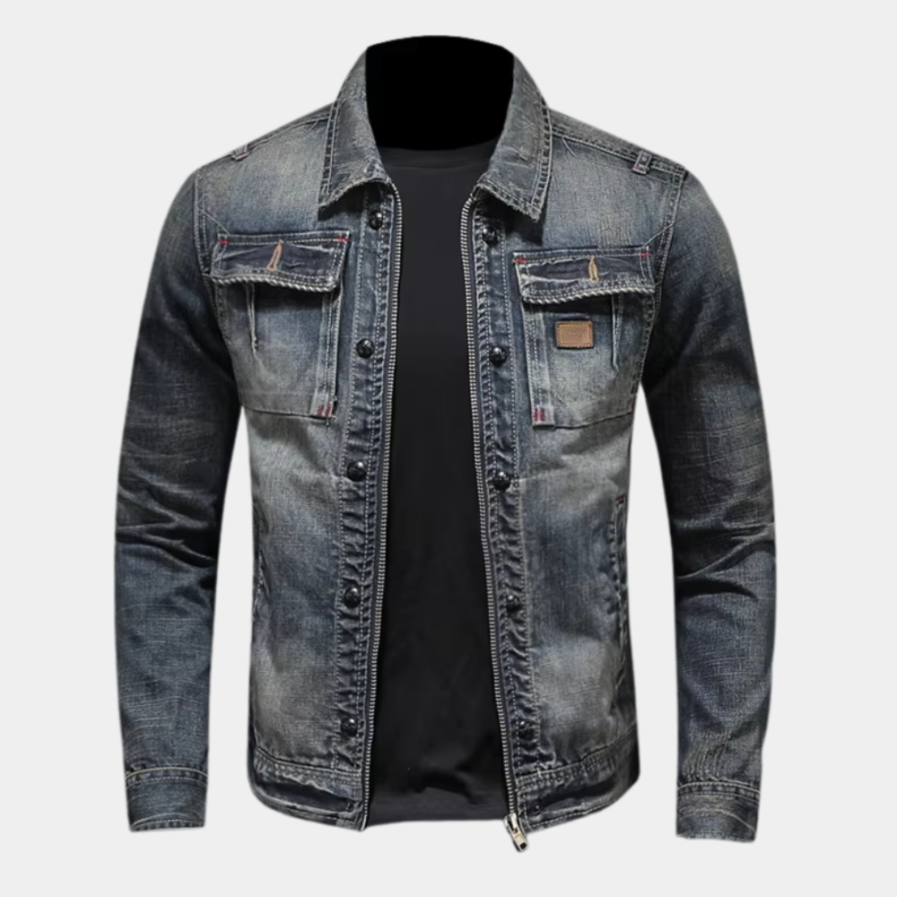 Modische Denimjacke von NATHAN für Herren