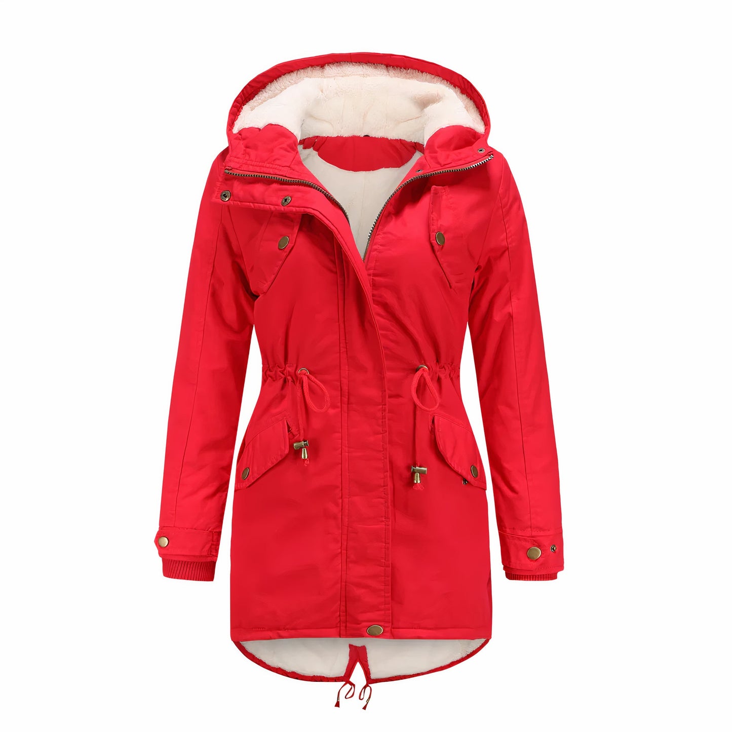 Schicke Damen Winterjacke mit Kapuze - Carlotta