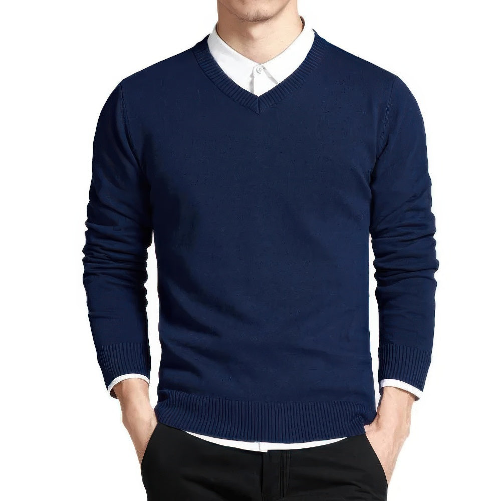 Eleganter Herrenpullover im klassischen Stil - Isidor