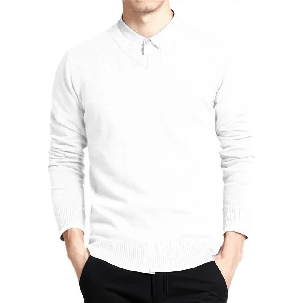 Eleganter Herrenpullover im klassischen Stil - Isidor