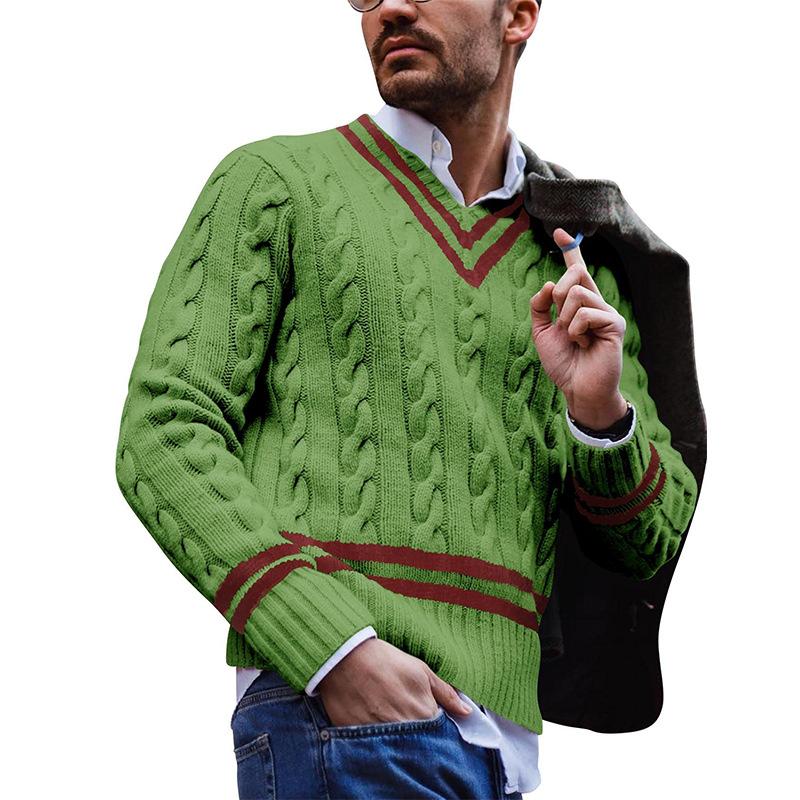 Edler V-Ausschnitt Pullover - Louie