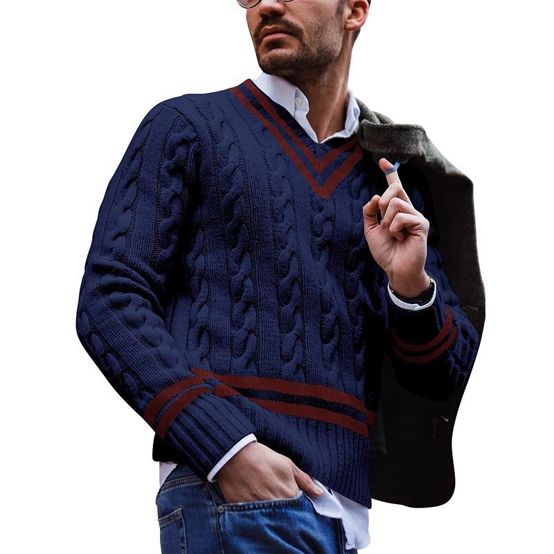 Edler V-Ausschnitt Pullover - Louie