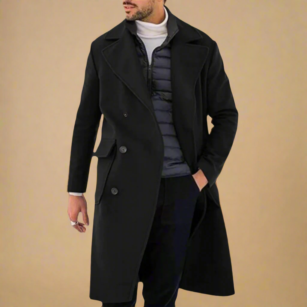 Edler, wärmer Trenchcoat für Herren – Heinrich