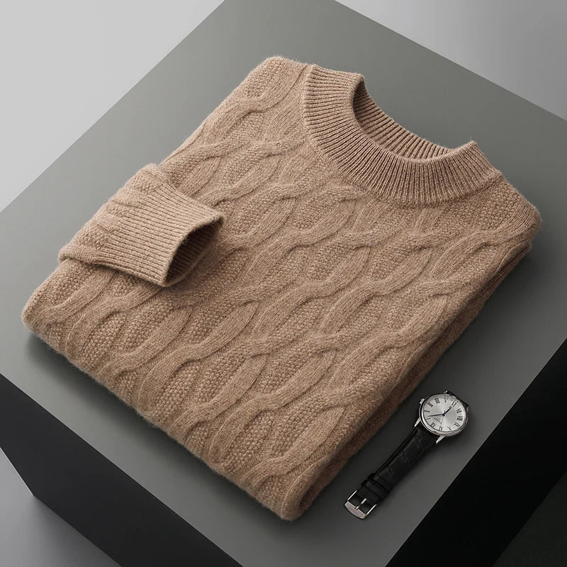 Hochwertiger Herren-Strickpullover für den Winter - Friedel