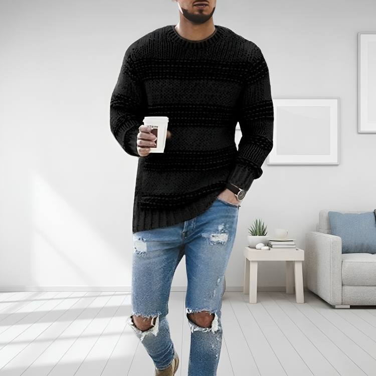 Hochwertiger Herrenpullover aus Baumwolle – David™