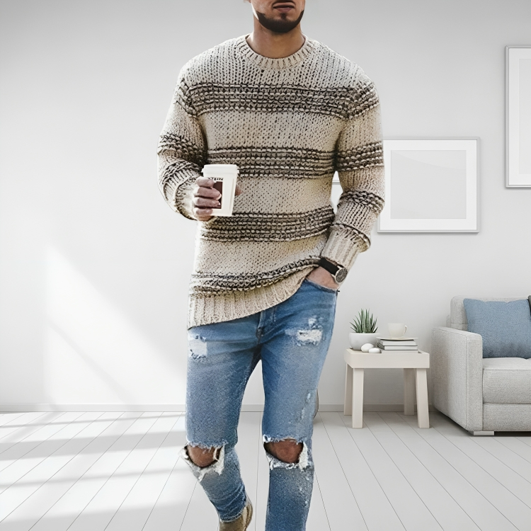 Hochwertiger Herrenpullover aus Baumwolle – David™