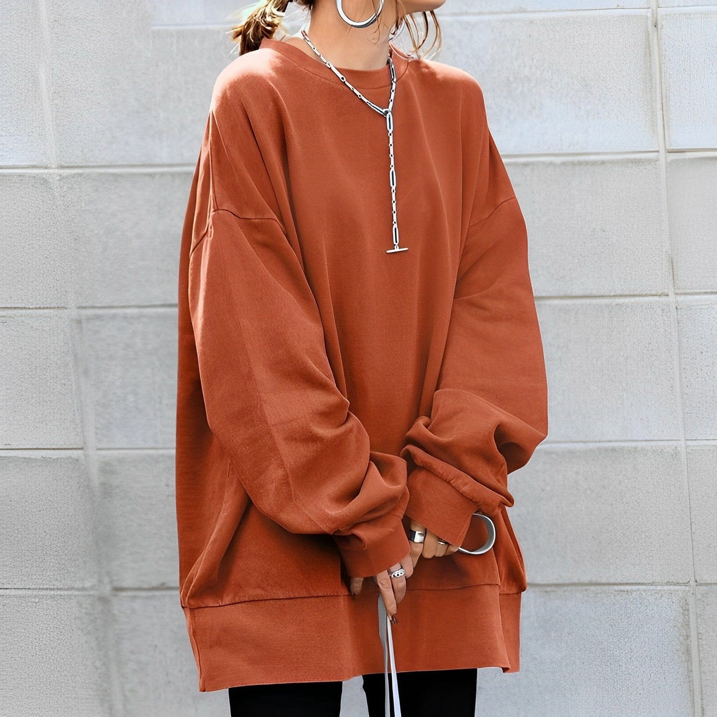Krohn-e | Übergröße Pullover Sweatshirt