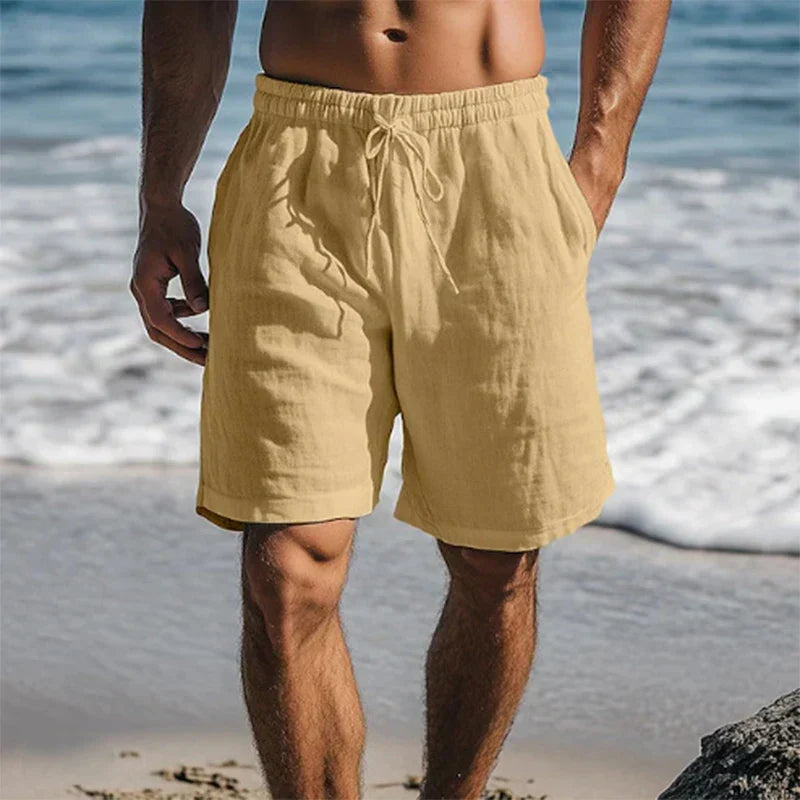 Ennio | Herren Strandhose Shorts mit Kordelzug