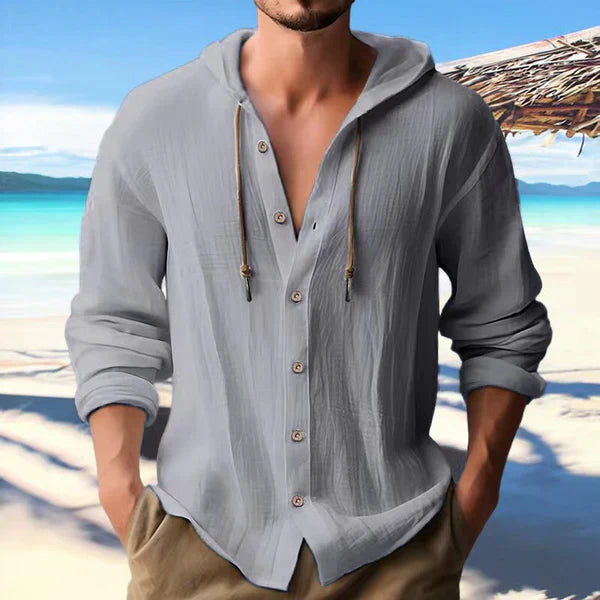 Männer Sommer Kapuzenhemd - Ares (Relaxed Fit)