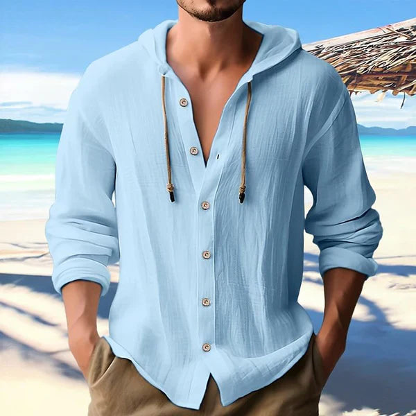 Männer Sommer Kapuzenhemd - Ares (Relaxed Fit)