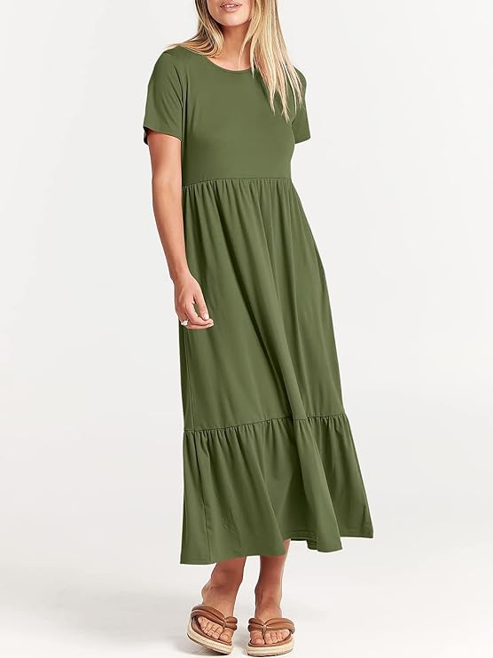 Erelindea Sommerkleid: Leichtes Kleid mit Taschen