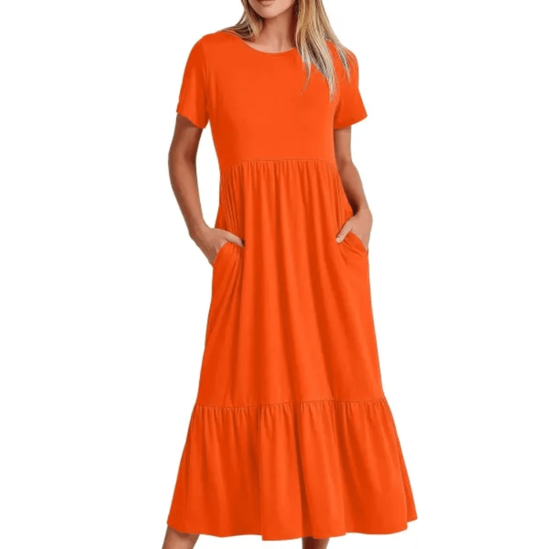 Erelindea Sommerkleid: Leichtes Kleid mit Taschen