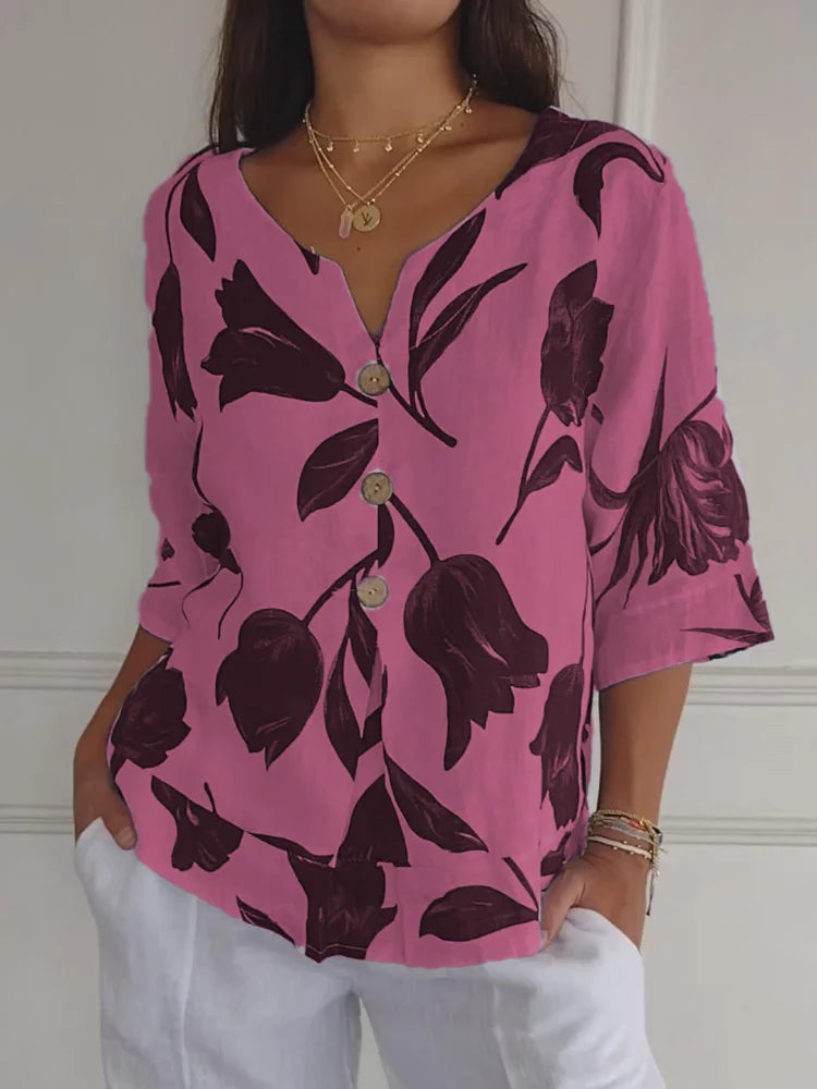 Minda Bluse: Elegante Spitze an den Ärmeln