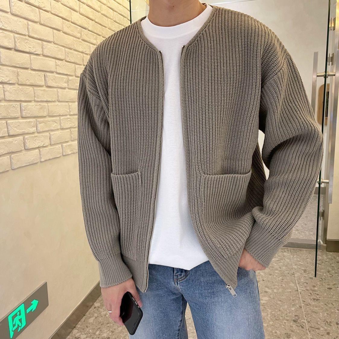 Krohn-e | Lässiger Cardigan Herren