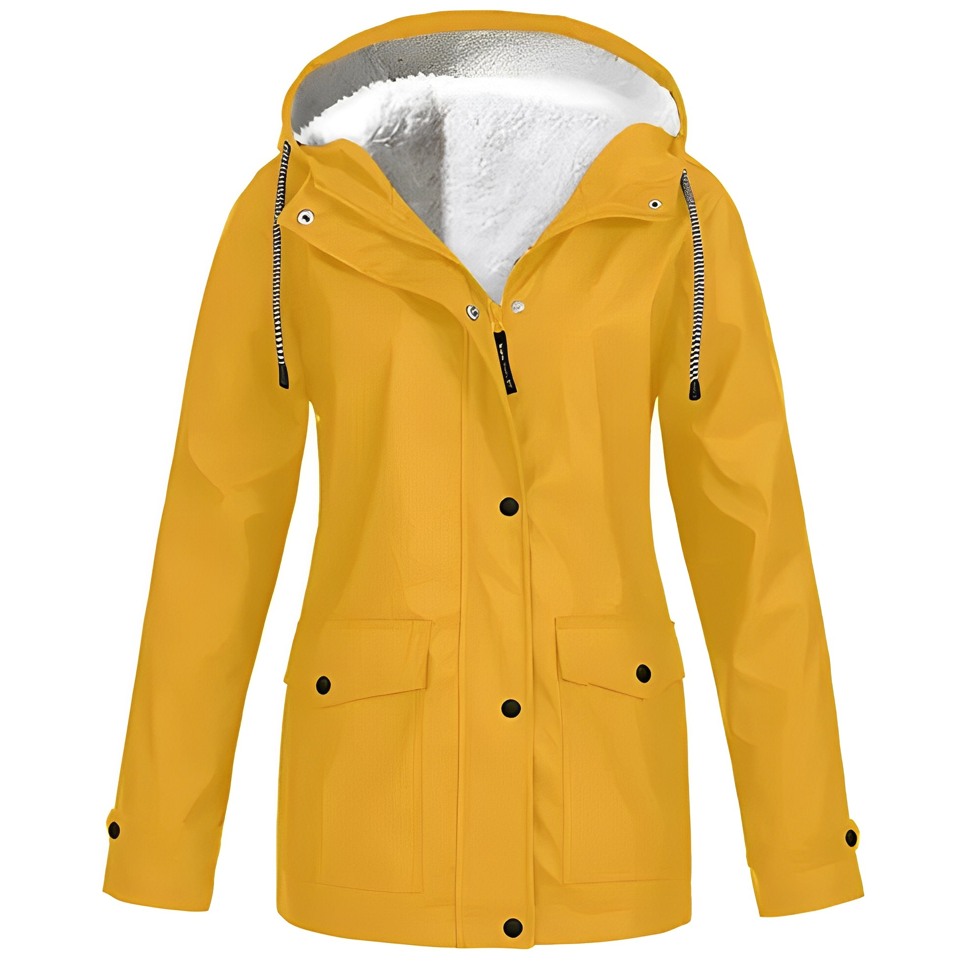 Krohn-e | Fleecegefütterte Damen Regenjacke