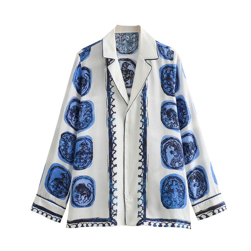 Satin Set für Damen von Fudus | bedruckt