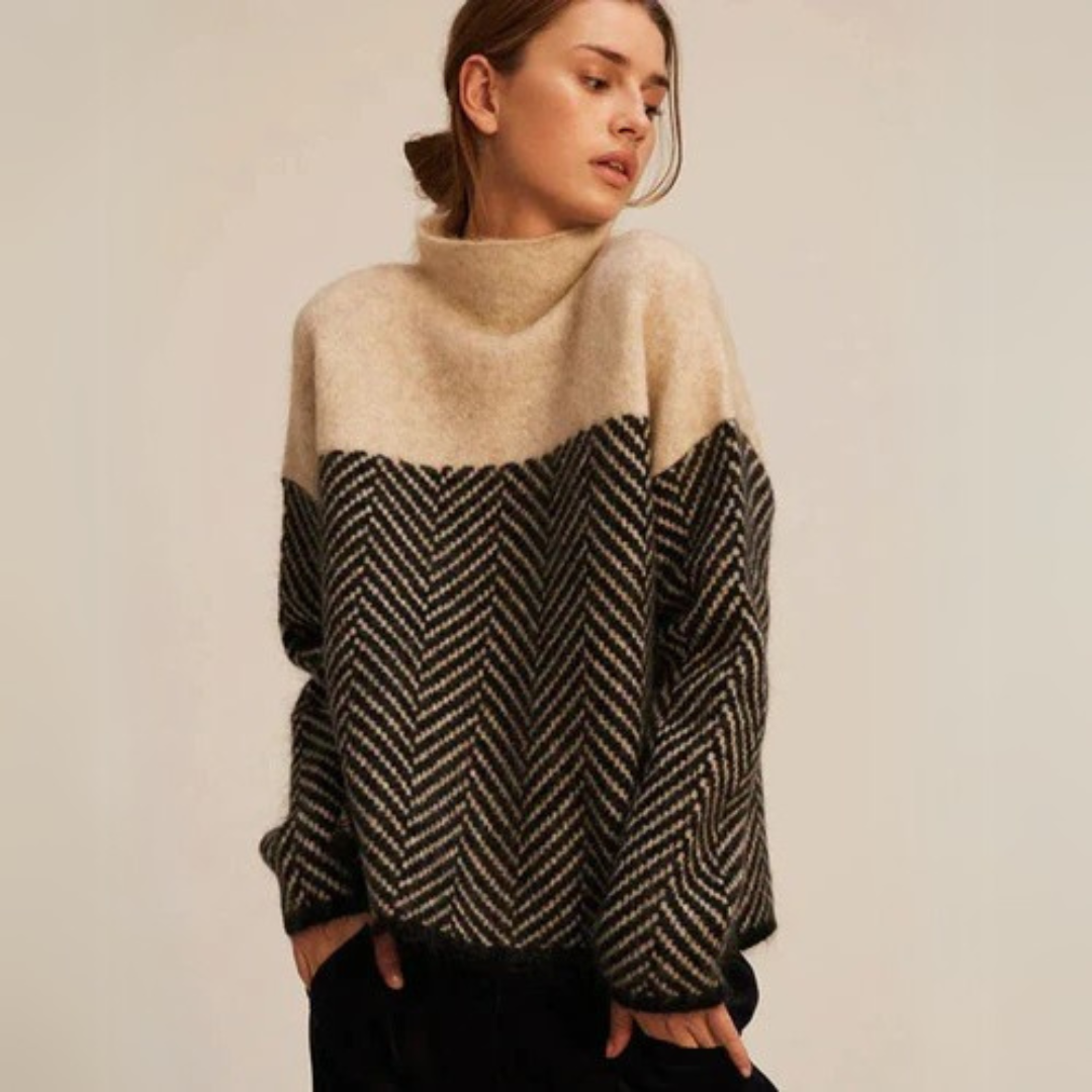 Krohn-e | Grobstrick Rollkragenpullover