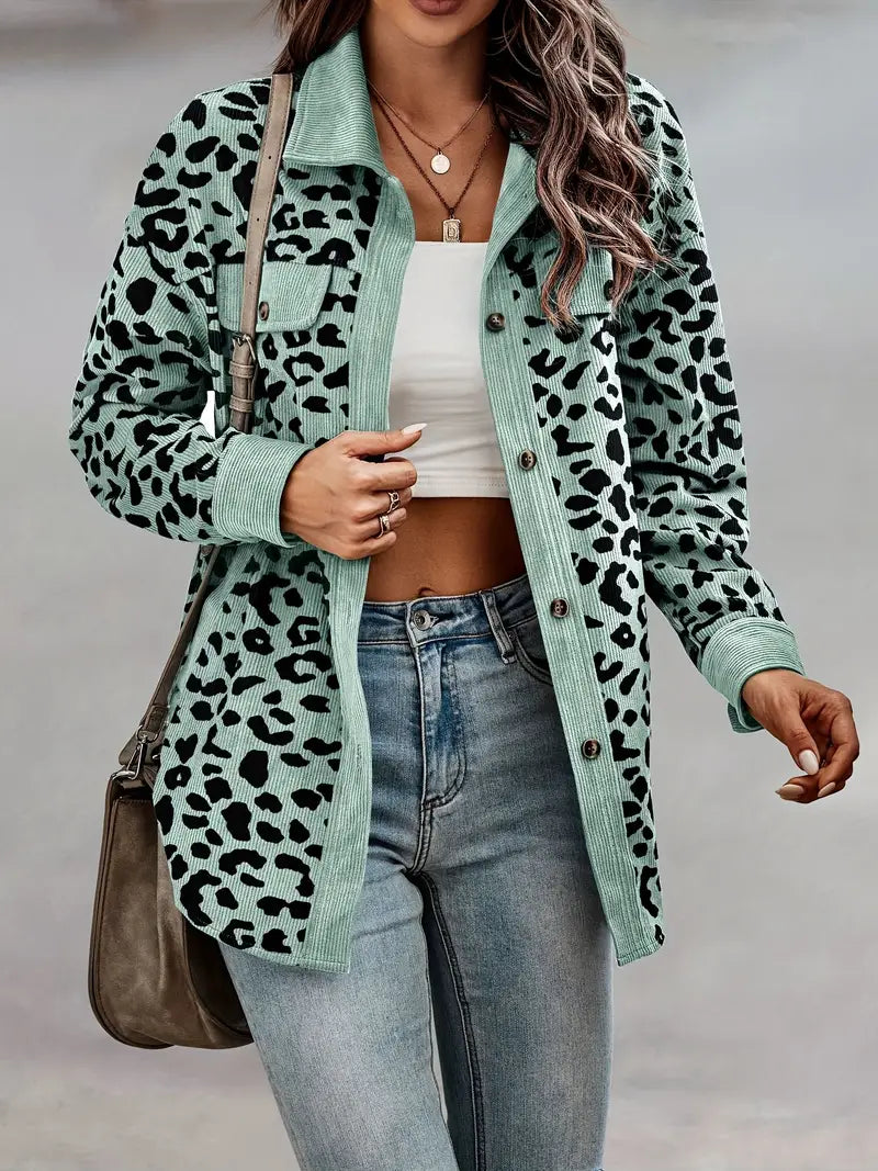 Krohn-e | Leopardjacke für Auffällige Outfits