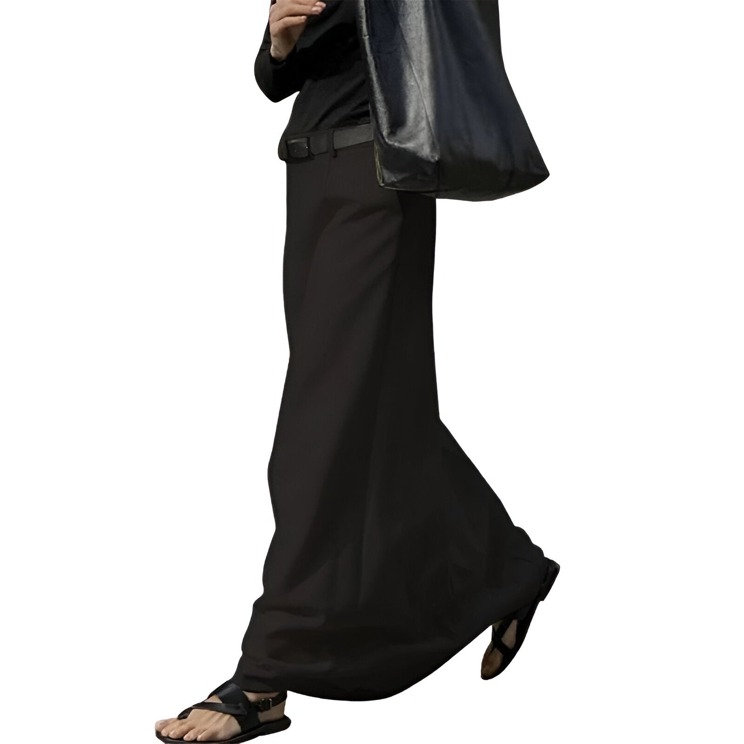 Eleganter langer Damenrock von Karolina, hoher Bund, formelle Bürokleidung